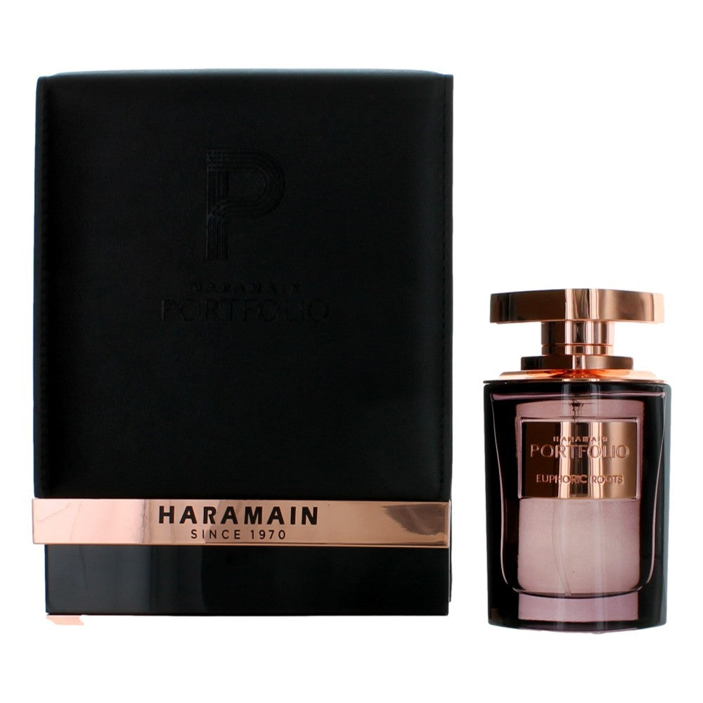 Bottle of Portfolio Euphoric Roots by Al Haramain, 2.5 oz Eau de Parfum spray for Men